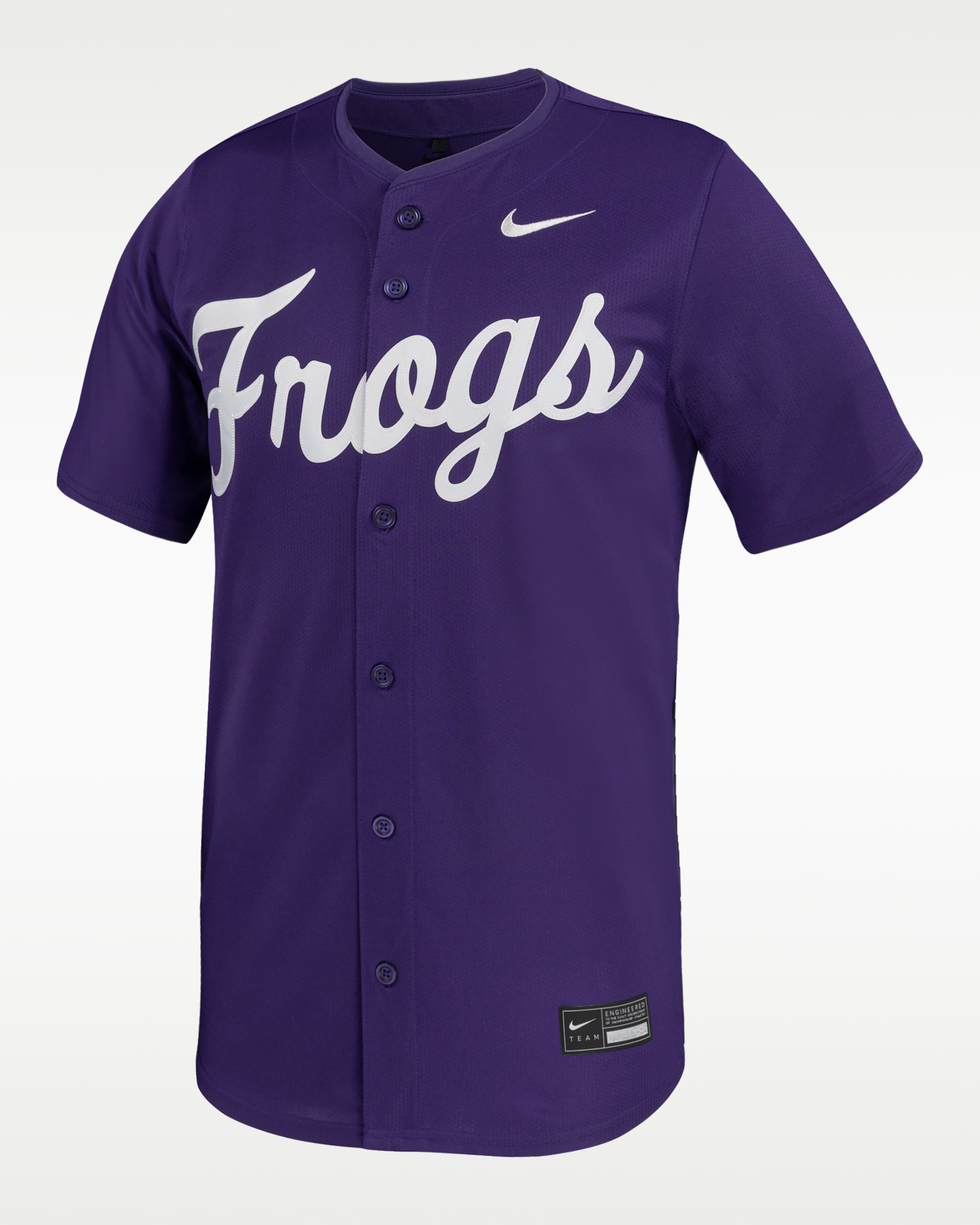 TCU Men's Nike Dri-FIT College Replica Baseball Jersey. Nike.com
